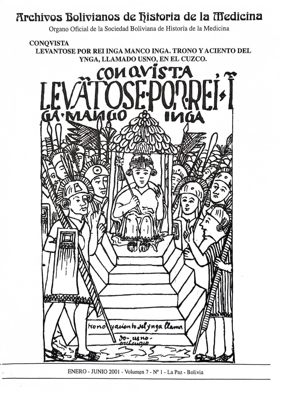 Portada de Archivo de Historia de la Medicina — Volumen 7 N° 1